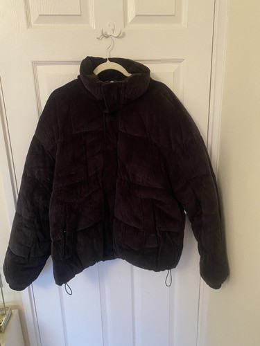Cord puffer jacket - cord,