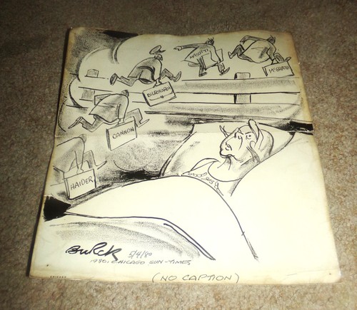 Jacob burck signed dated - burck,
