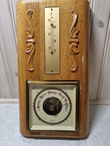 Vintage pale oak wood hanging - vintage,