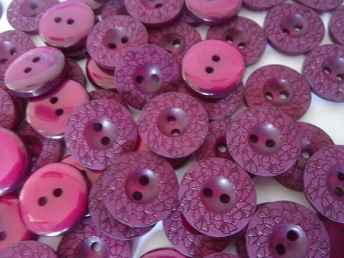 Joblot buttons floral - joblot,