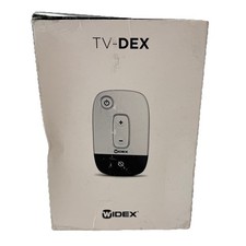 Widex TV-DEX Wireless TV Assistive Listening Device Hearing Aid Compatible Boxed