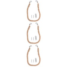  Set of 3 Wall Mounted Toilet Roll Holder Home Decor Nautical Rope