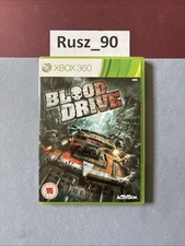Blood Drive Xbox 360 2010 With Manual RATED 15 UK PAL IN EXCELLENT CONDITION