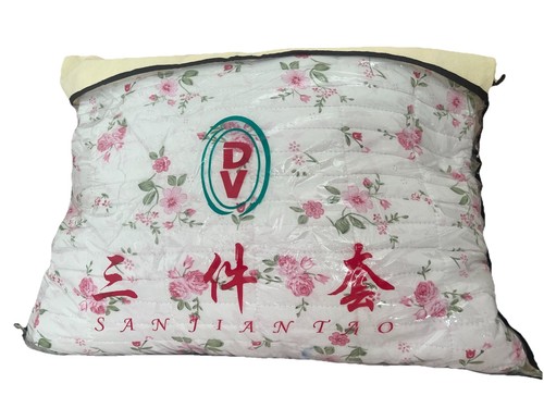 Pink floral quilt set - pink,