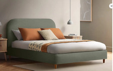 super king size bed frame wooden new