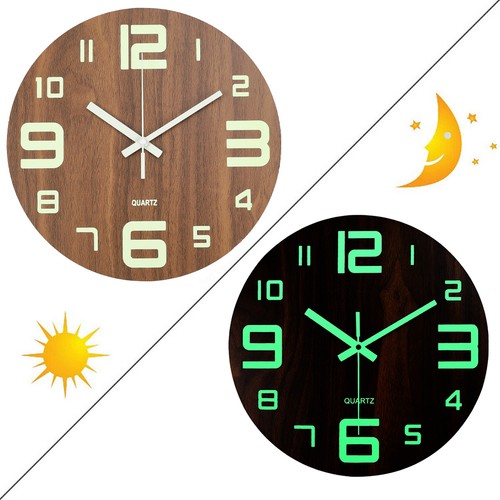 Inch large wall clocks - large, glow