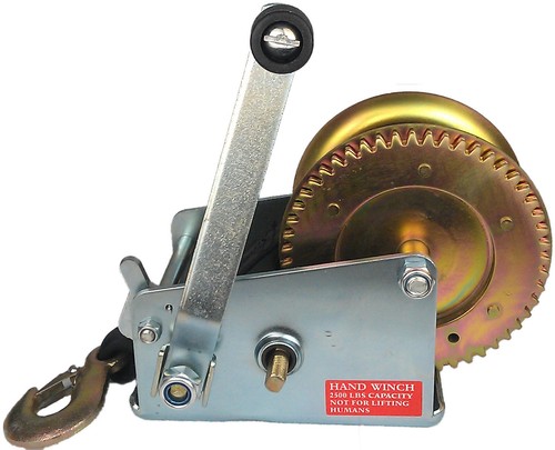 Manual hand winch - hand, boat