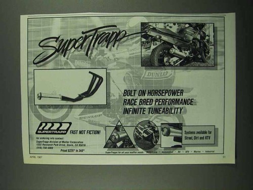 1987 supertrapp exhaust system - 1987,