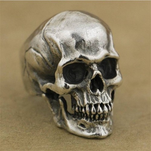 1pc silver men - 1pc, skull