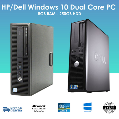Dell windows dual - hp/dell, core