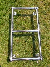 Victorian Plumbing Chatsworth Traditional Chrome Towel Rail  700 x 400mm