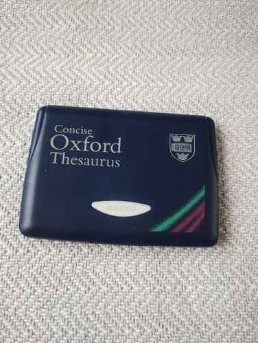 Seiko concise oxford thesaurus - oxford,