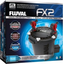 Fluval FX2 Canister Filter External Aquarium Fish Tank Filtration - A213
