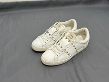 Valentino Garavani White Leather Trainers Size Eu 40 Uk 7