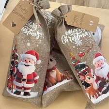 Christmas Wine Bottle Bag with