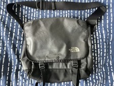 The North Face Black Messenger Satchel Bag With Buckles Good Condition