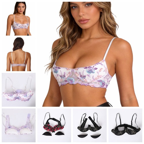 Women cup lace bra with - women,