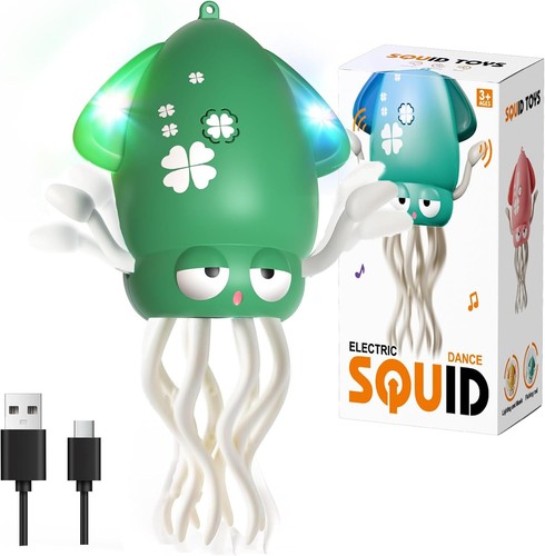 Electric dancing squid toy led - squid,