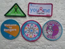 Girl Guides / Girlguiding 5 x Assorted Ranger / Senior Section + Badges - new