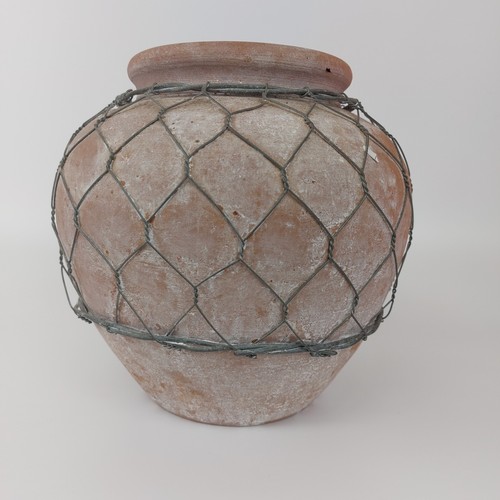 Rustic vase pot terracotta - vase,