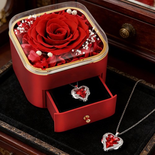 Preserved rose gift box - preserved,