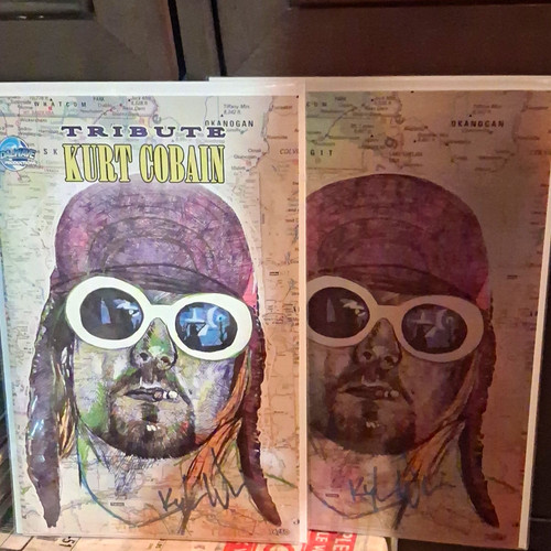 Tribute kurt cobain signed - tribute,