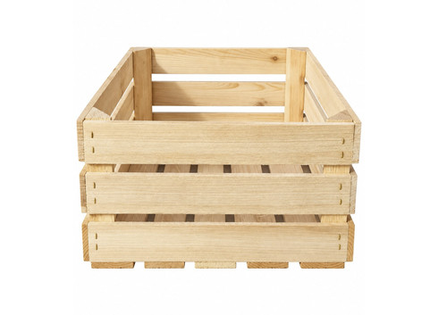 Rustic wooden storage - wooden, crate