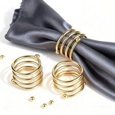 6pcs Spring Shape Napkin Ring