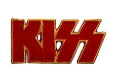 4 x 9 cm Kiss MUSIC BAND LOGO EMBROIDERED APPLIQUE IRON / SEW ON PATCHES