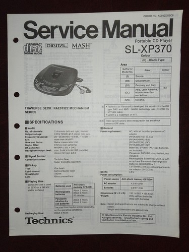 Technics portable player - portable,