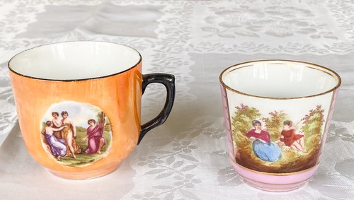 Victorian lustre ware - , cups