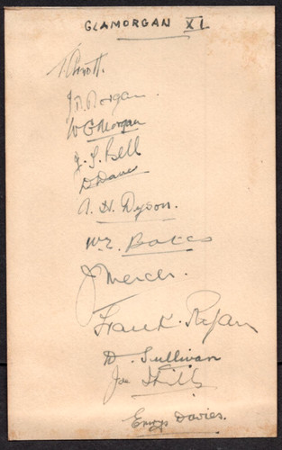 Cricket autographs - 12,