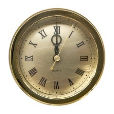 Clock Insert Replacement 103MM with Silent Movement and Roman Numerals