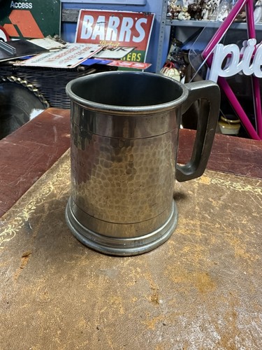 Vintage pewter tankard - vintage,