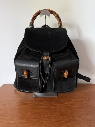 Gucci bamboo backpack black - bamboo,