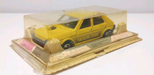 Majorette 239 Fiat Ritmo Abarth 2000 Yellow Diecast Car Vintage 80s Rare France