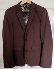 Next Tailoring Burgundy Blazer