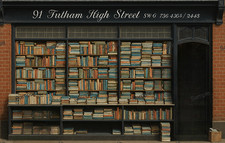 Hurlingham books shopfront, Fulham London Model Railway Diorama OO Gauge scale