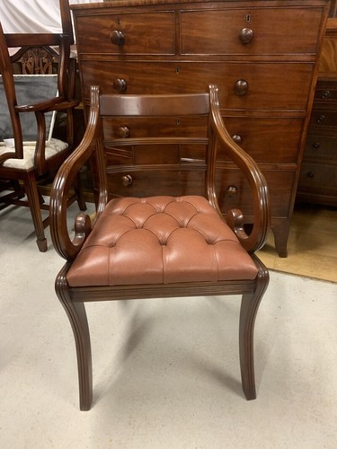 Bevan funnell mahogany - mahogany, leather