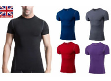 Compression Mens T-shirt Base Layer Thermal Sport Skins Under Gear Gym