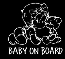 Funny Car Sticker Baby On