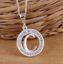 Solid 925 Sterling Silver CZ