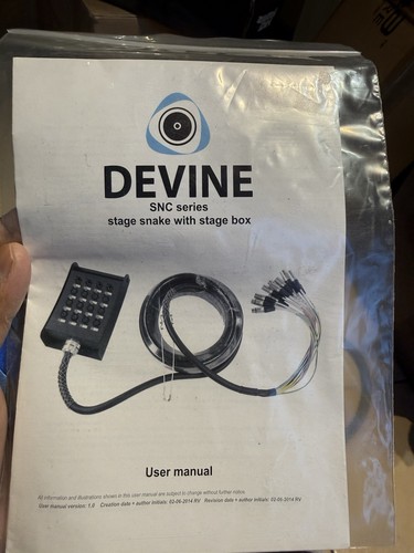 Devine snc series stage snake - series,