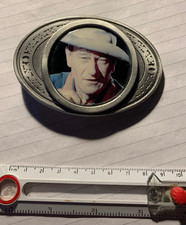 Ultimate Belt Buckle Featuring All-American Hero John Wayne Buckle Size~80x55 mm