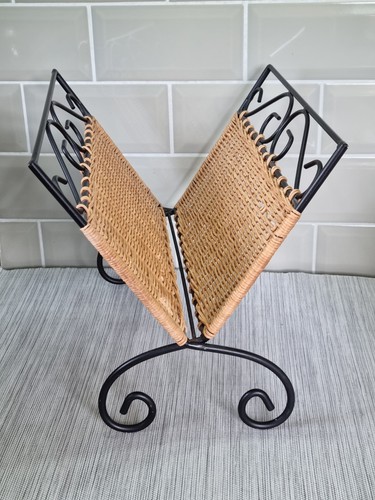 Vintage wicker newspaper - wicker,