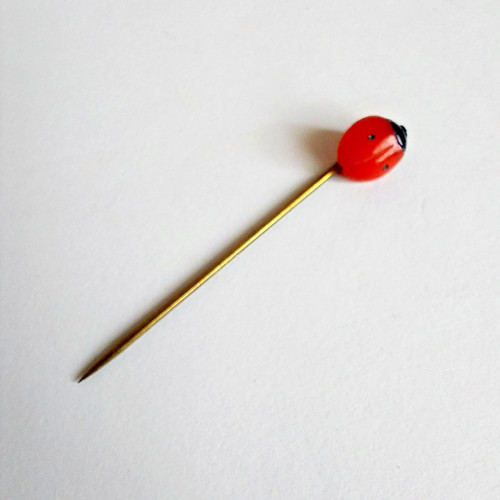 Vintage ladybird stick pin - ladybird,
