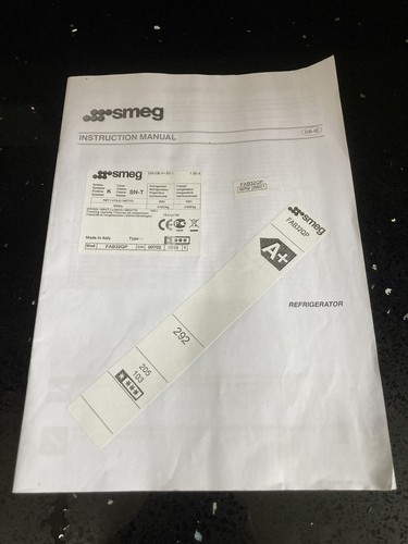 Genuine smeg fridge - fridge, freezer