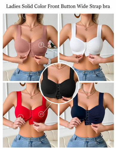 Ladies front button push - button,