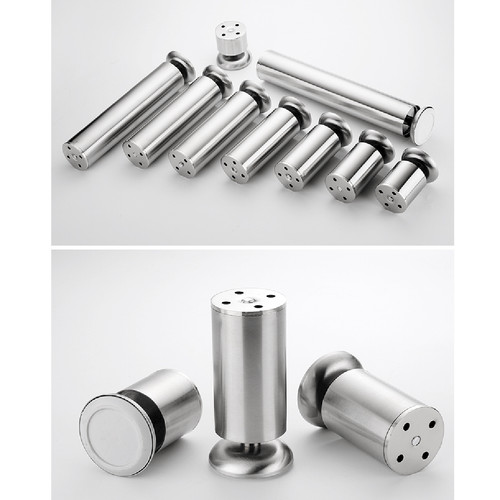 Stainless steel cabinet leg - 4x,