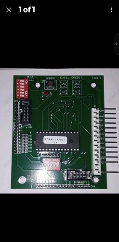 Arcade credit pcb excel 4 - credit, v2.4